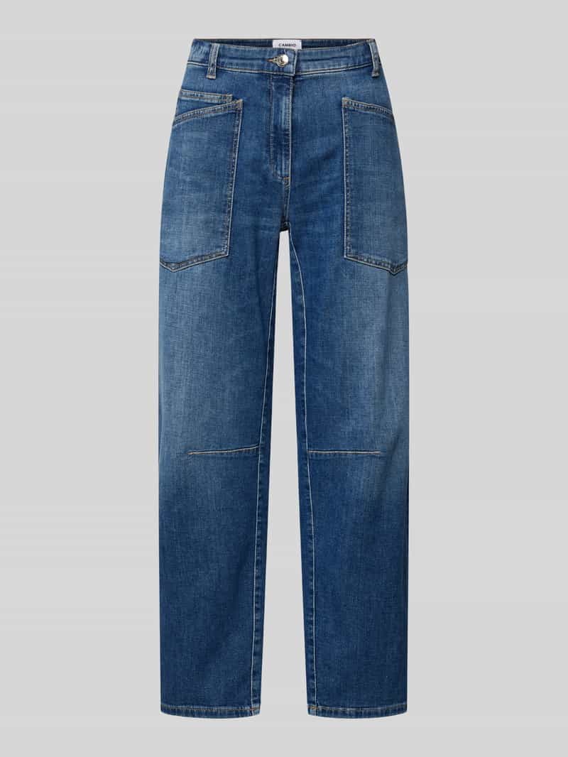 CAMBIO Tapered fit jeans met opgestikte zakken model 'OCEAN'