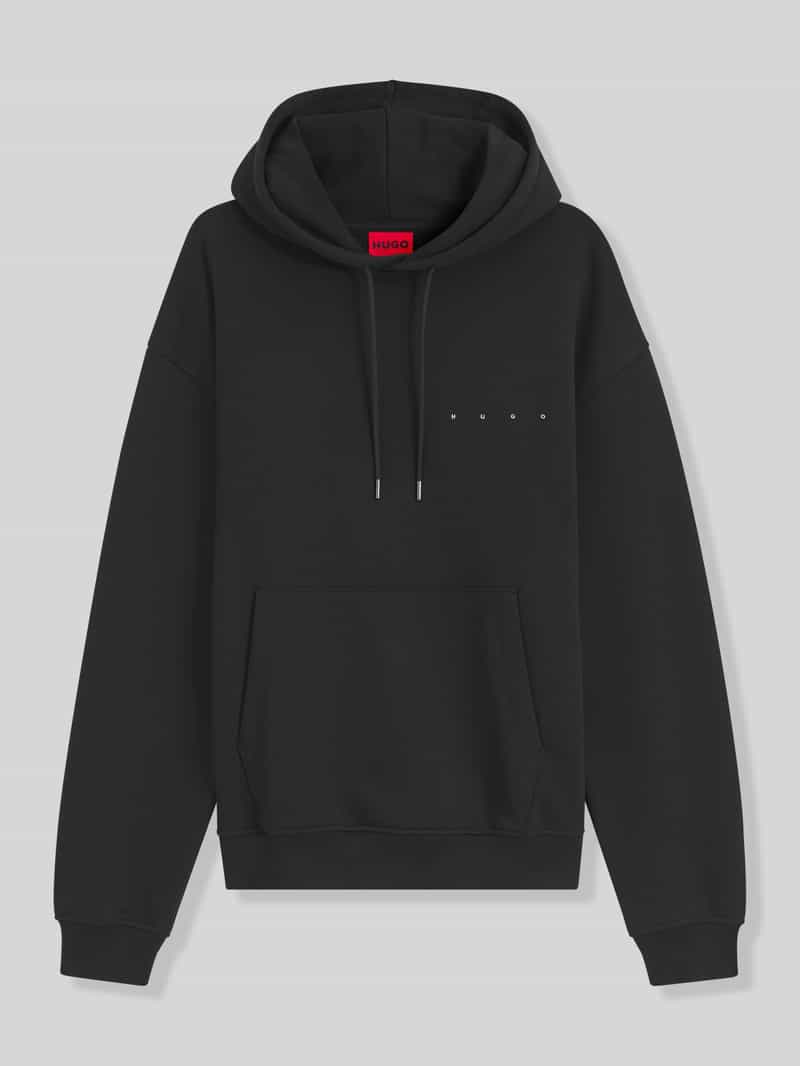 HUGO Regular fit hoodie van puur katoen model 'Dikenhood'