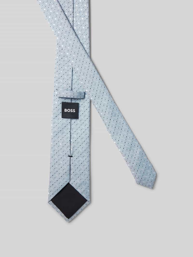 Boss Stropdas van zijdemix (7 5 cm)