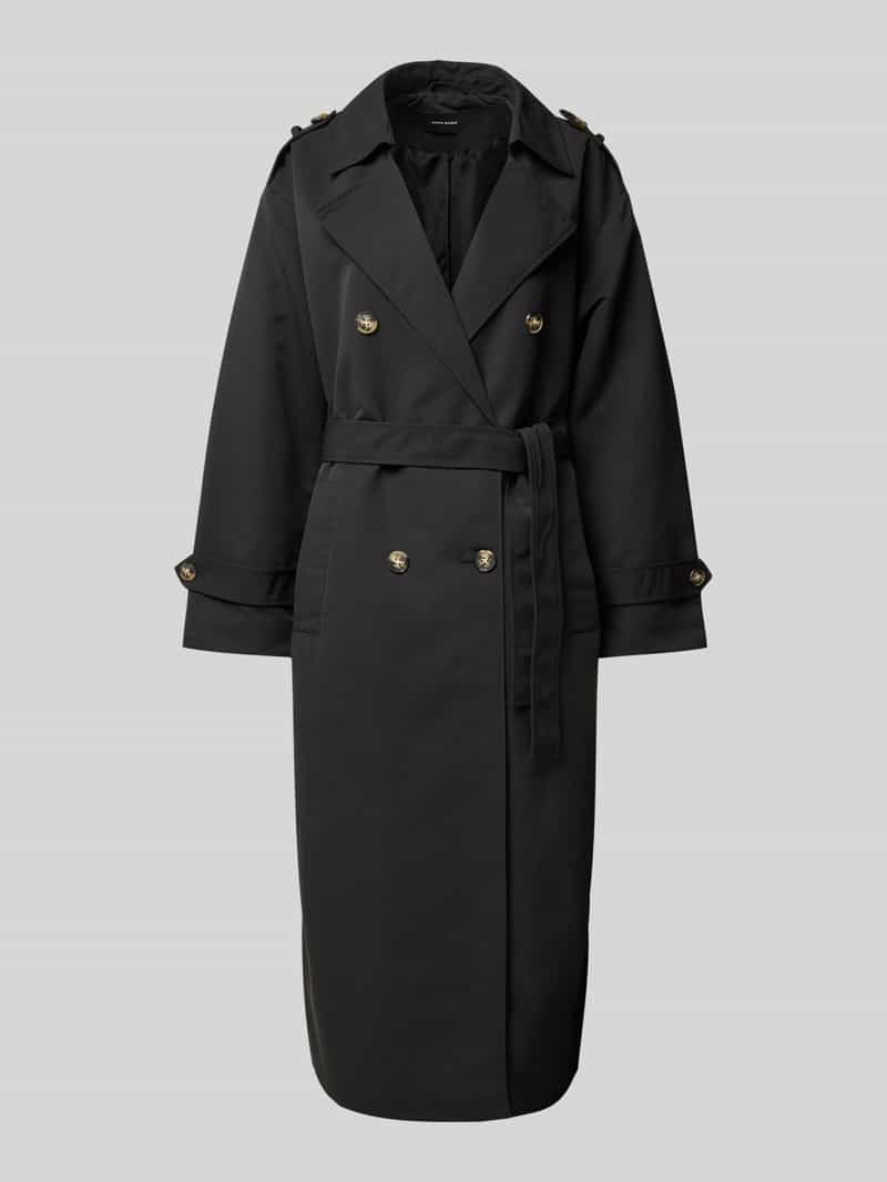 Vero Moda Getailleerde trenchcoat met trensjes model 'CHLOE'