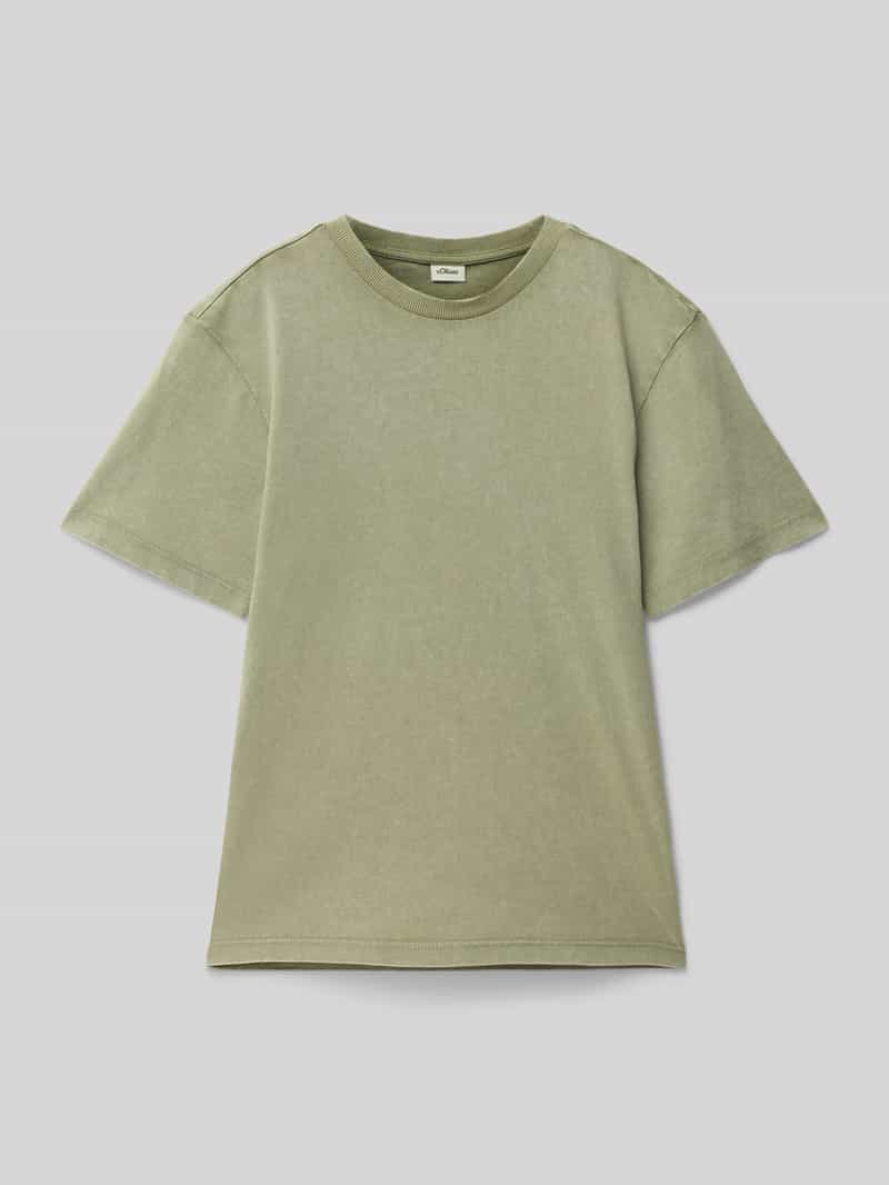 s.Oliver RED LABEL Regular fit T-shirt van puur katoen
