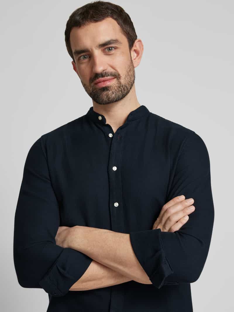MCNEAL Vrijetijdsoverhemd met opstaande kraag model 'HUGO'