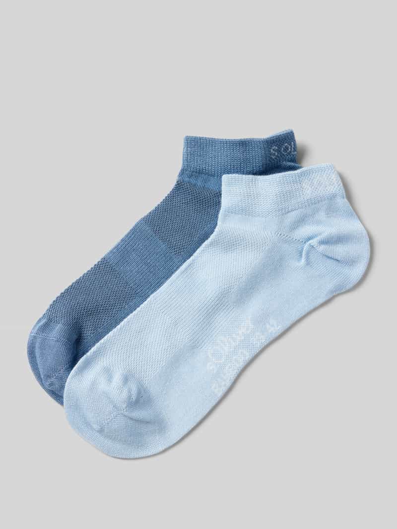 s.Oliver RED LABEL Sneakersokken van viscosemix in een set van 2 paar
