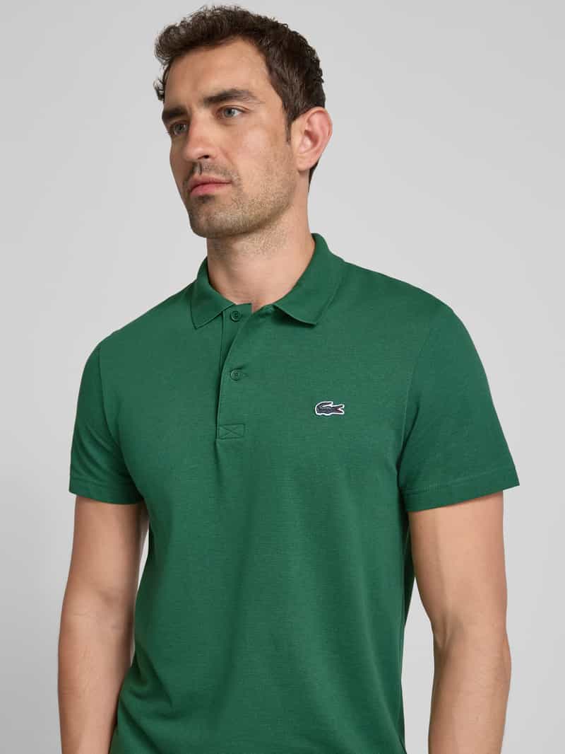 Lacoste Regular fit poloshirt met labelbadge
