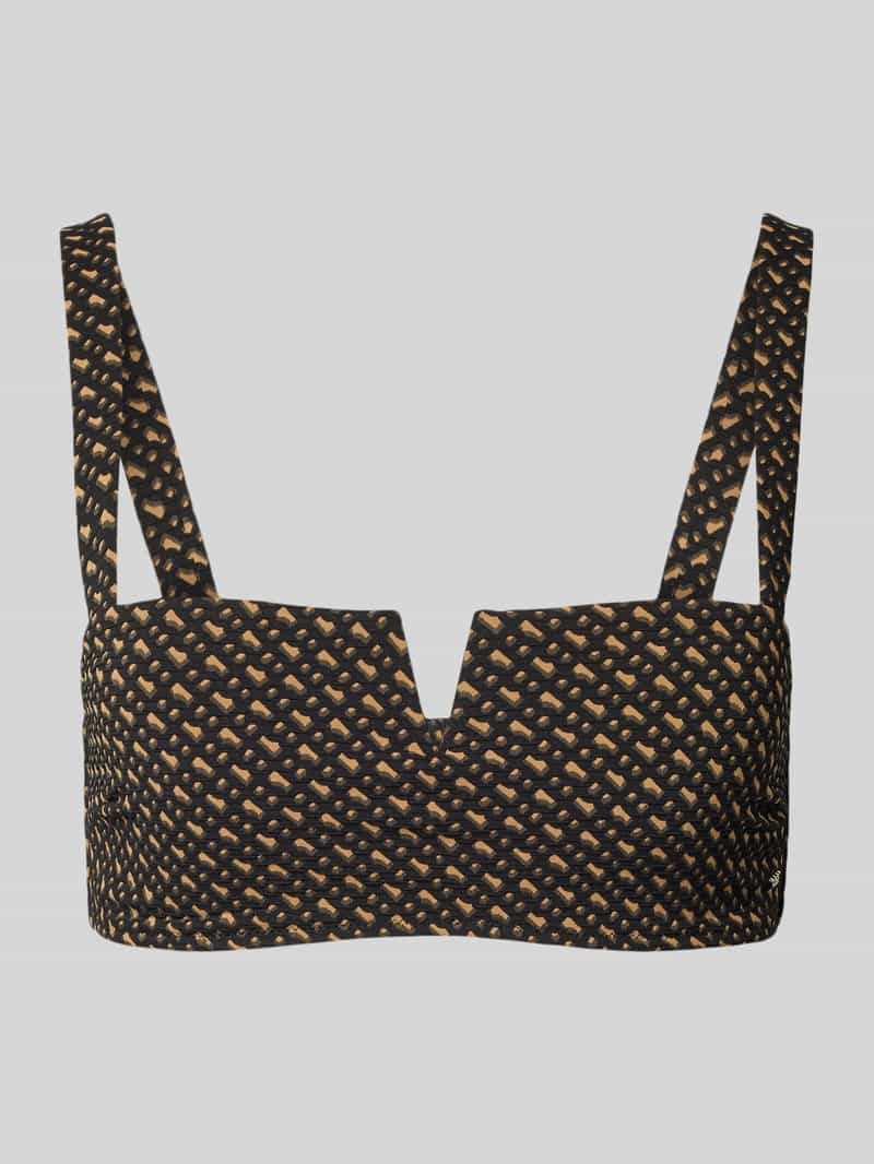 Boss Bikinitop met all-over motief model 'BANDEAU'
