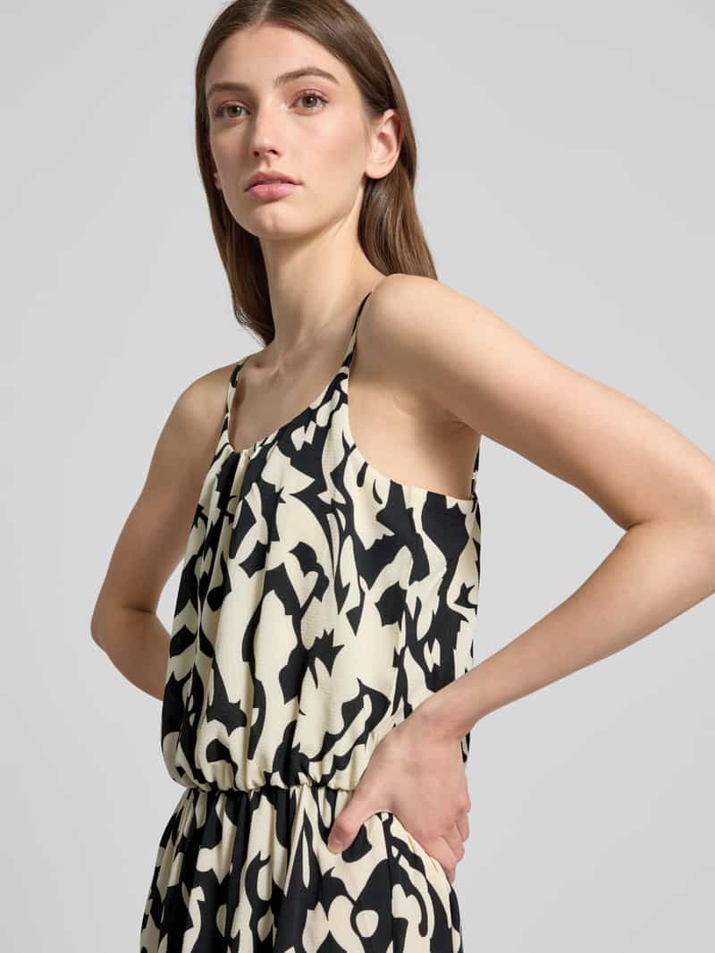 Only Getailleerde maxi-jurk met all-over motief model 'WINNER'