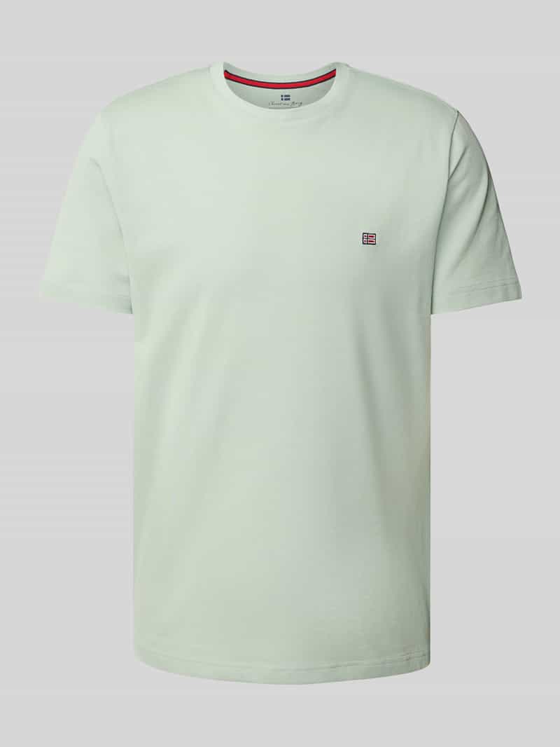 Christian Berg Men T-shirt met labelstitching