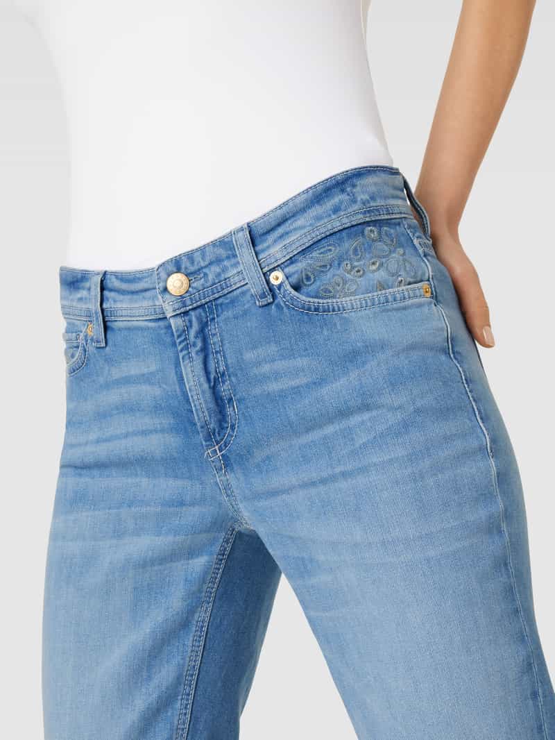 CAMBIO Regular fit jeans met verkorte pasvorm