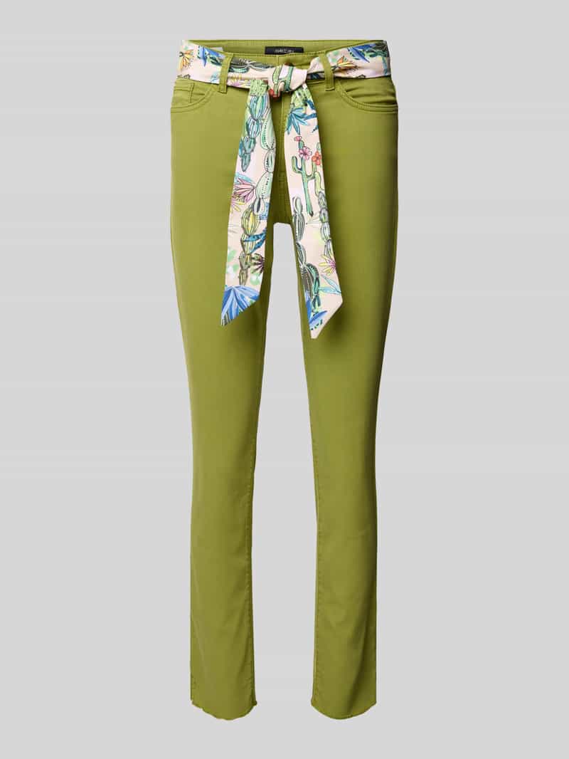 Marc Cain Jeans met stoffen riem