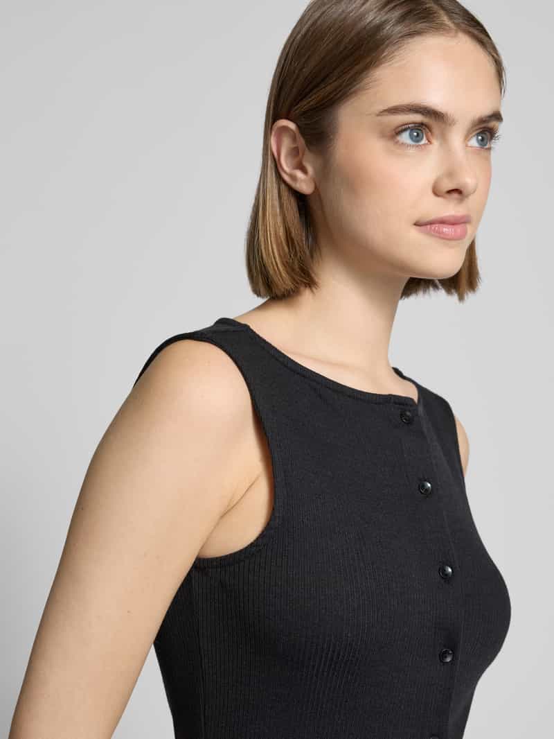 Noisy May Tanktop met knoopsluiting model 'AJA'