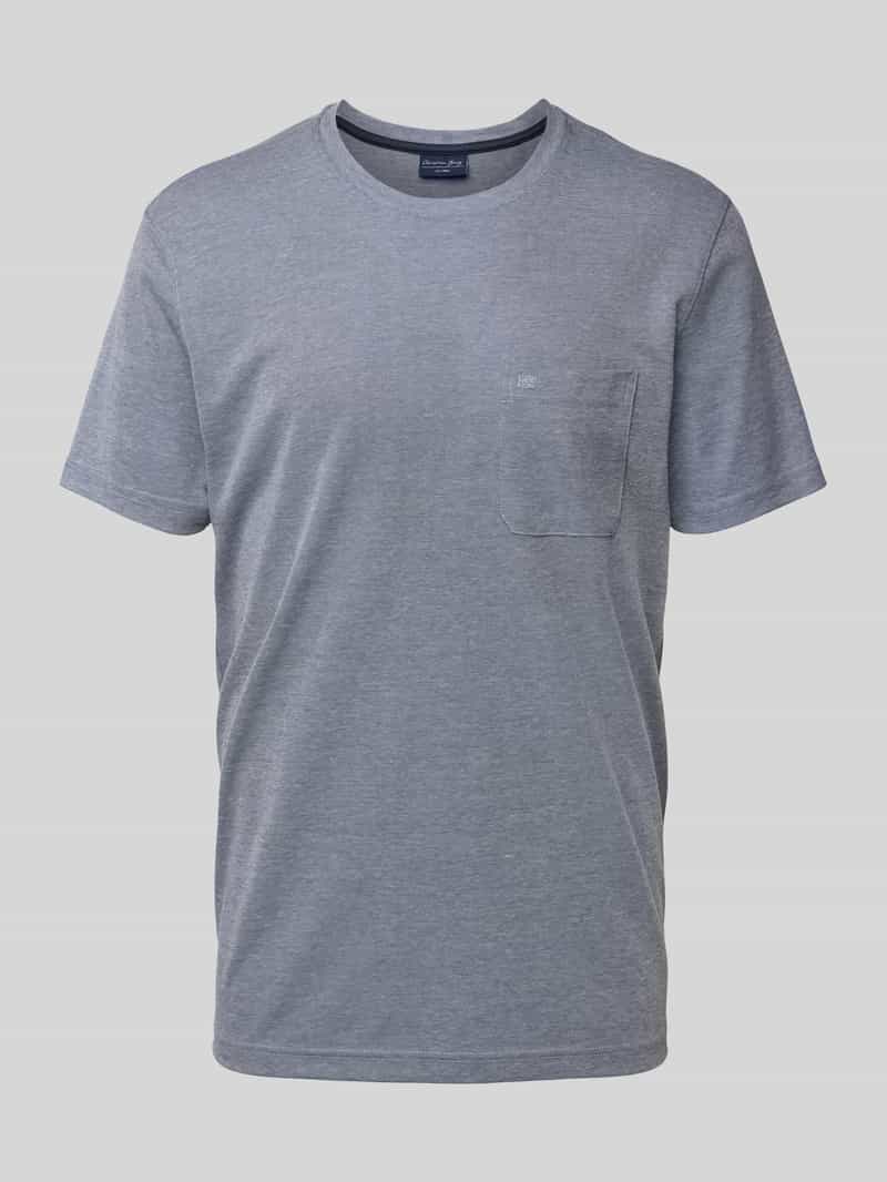 Christian Berg Men T-shirt met borstzak