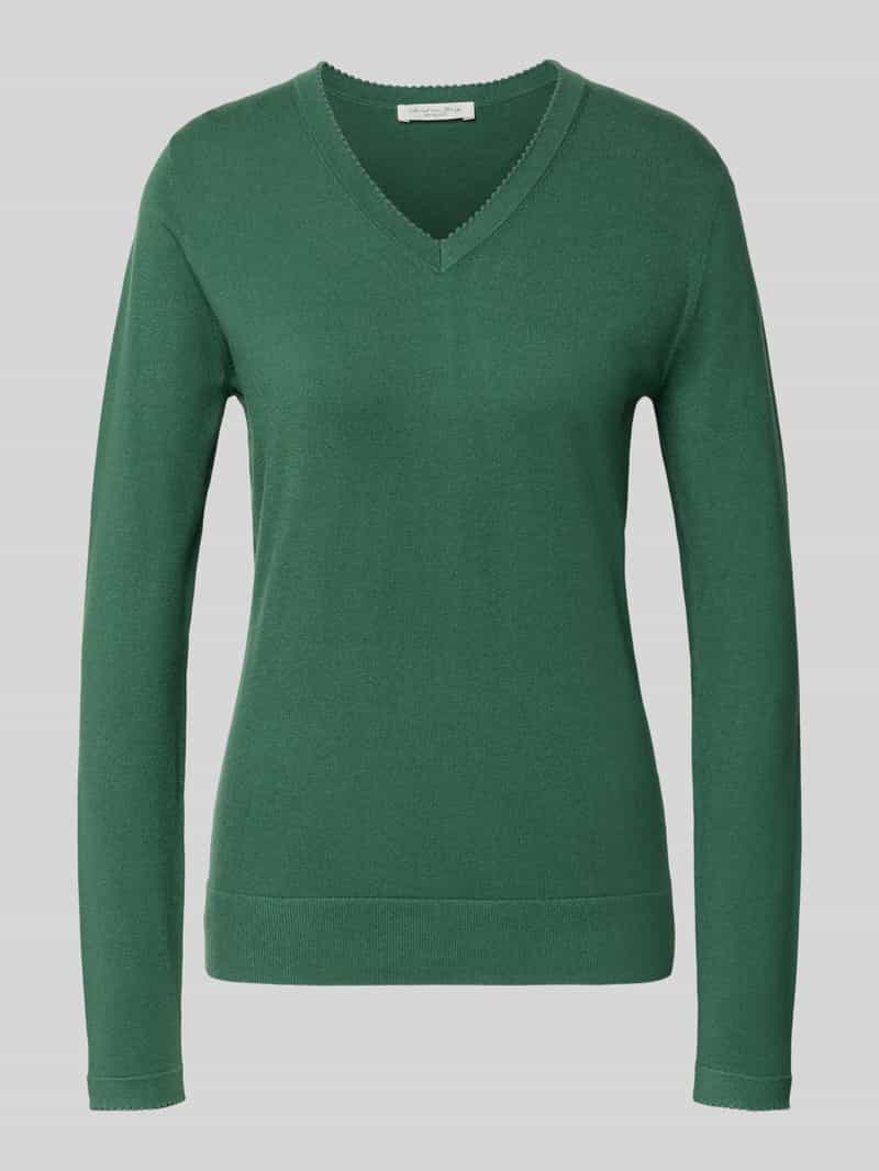 Slim fit shirt met lange mouwen van katoenmix