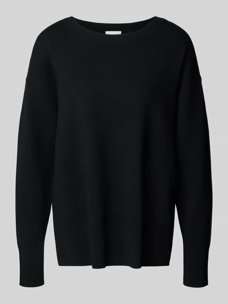 comma Gebreide pullover met zijsplitten