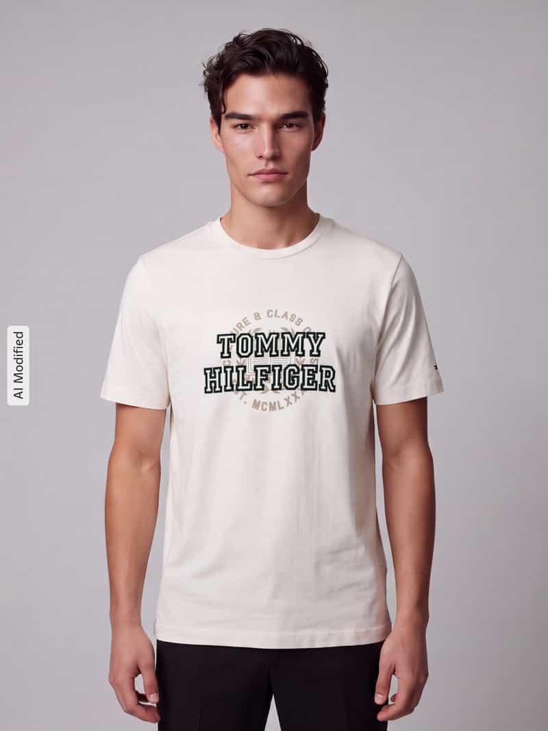 Tommy Hilfiger Regular fit t-shirt van puur katoen