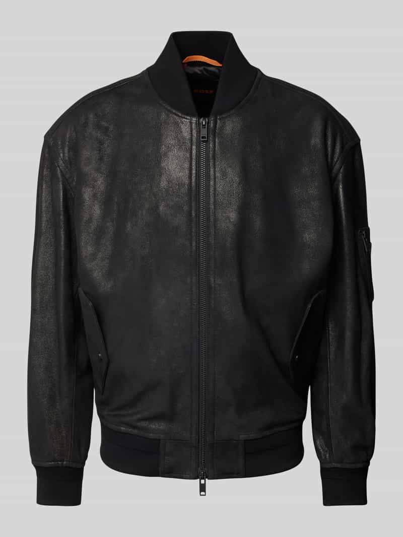 Boss Orange Bomberjack met ribboorden model 'Jotaco'