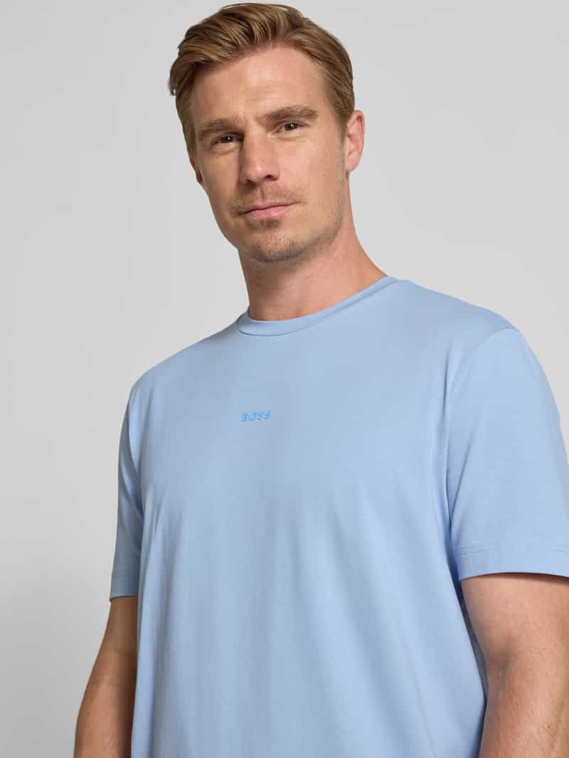Boss Orange Relaxed fit T-shirt van katoenmix model 'TCHUP'