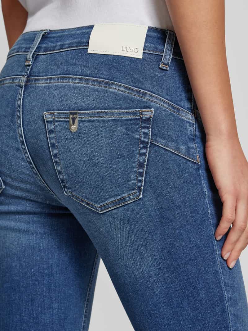 Liu Jo White Regular fit jeans in 5-pocketmodel model 'MONROE'