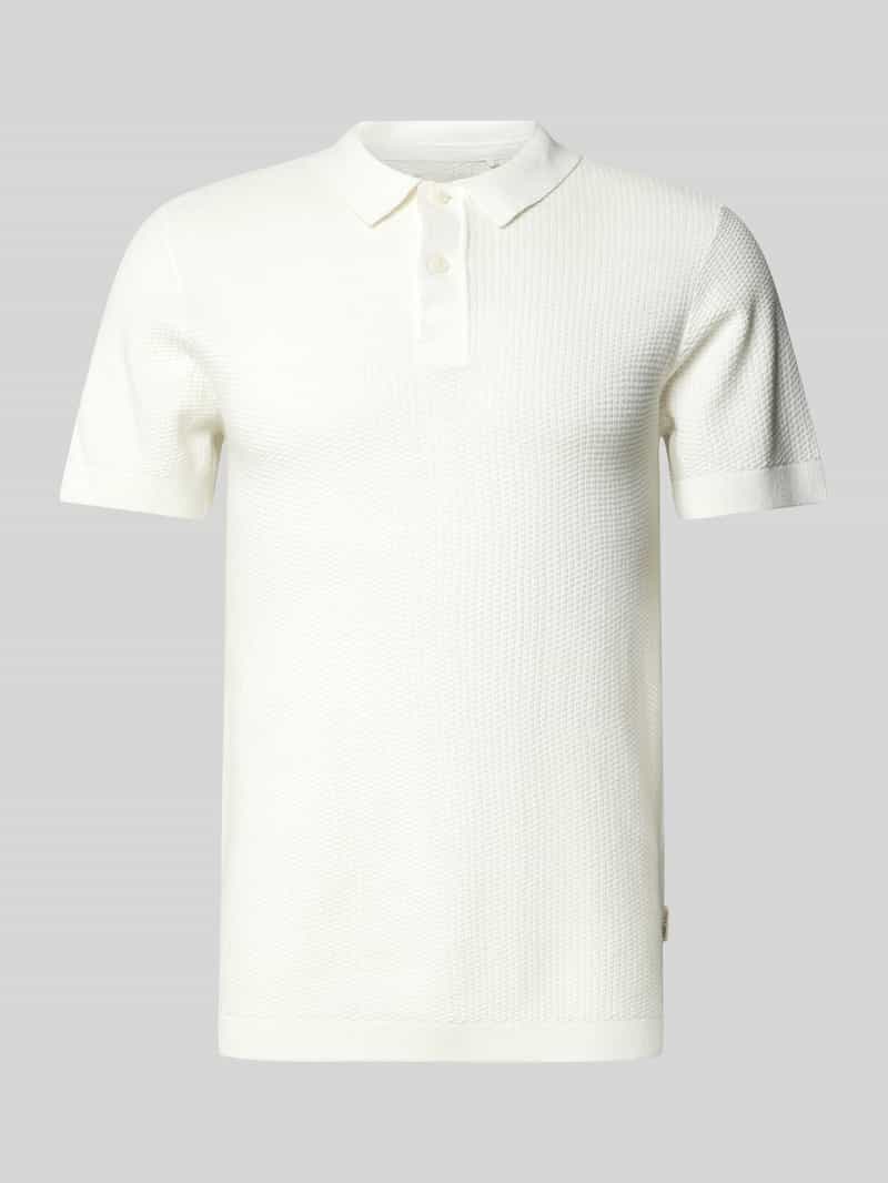Blend Regular fit poloshirt met ribboorden model 'AIDEN'