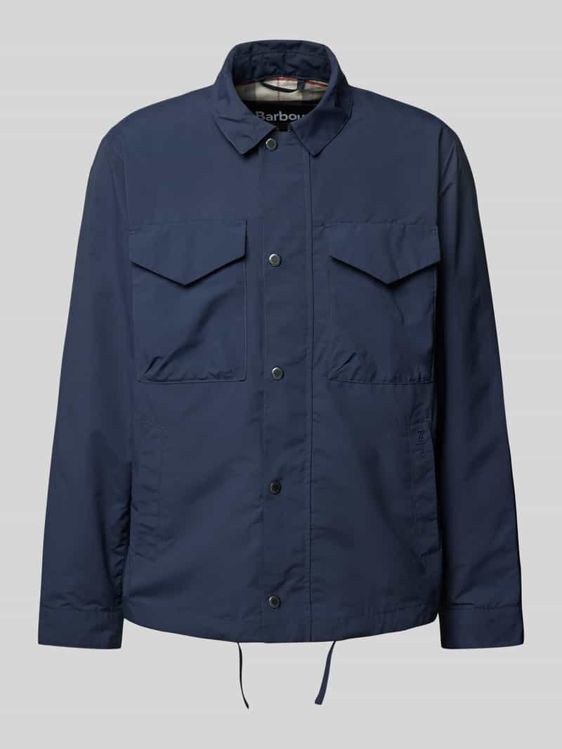 Barbour Jack met klepzakken op de borst model 'Camber'