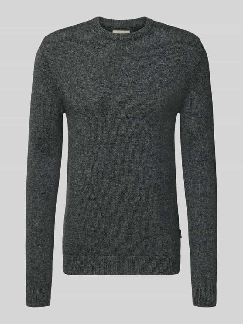 Blend Gebreide pullover met ribboorden model 'BRANKO'