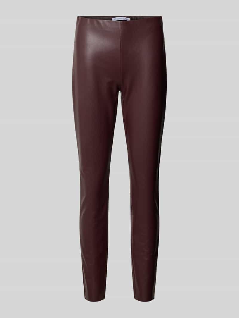 RAFFAELLO ROSSI Skinny fit broek in leerlook model 'RESA'