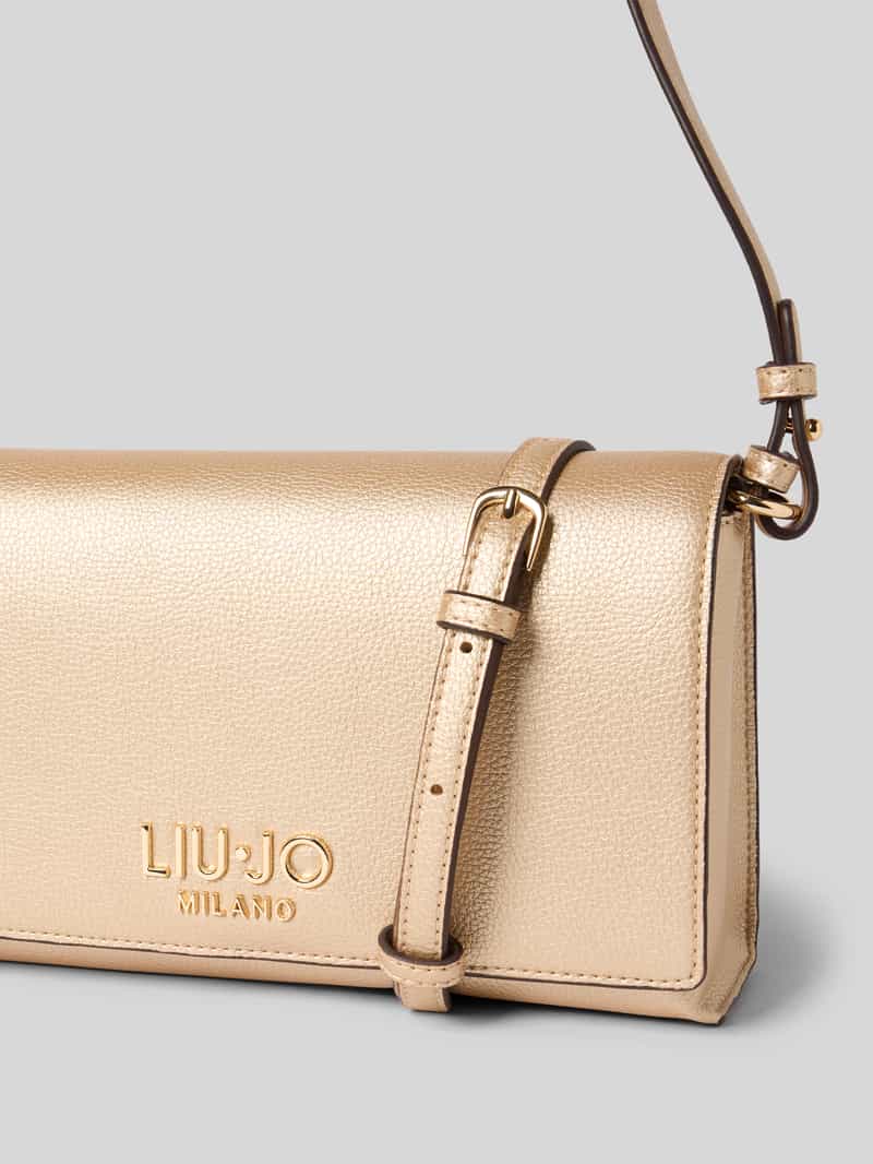 Liu Jo White Handtas met labelapplicatie en schouderband