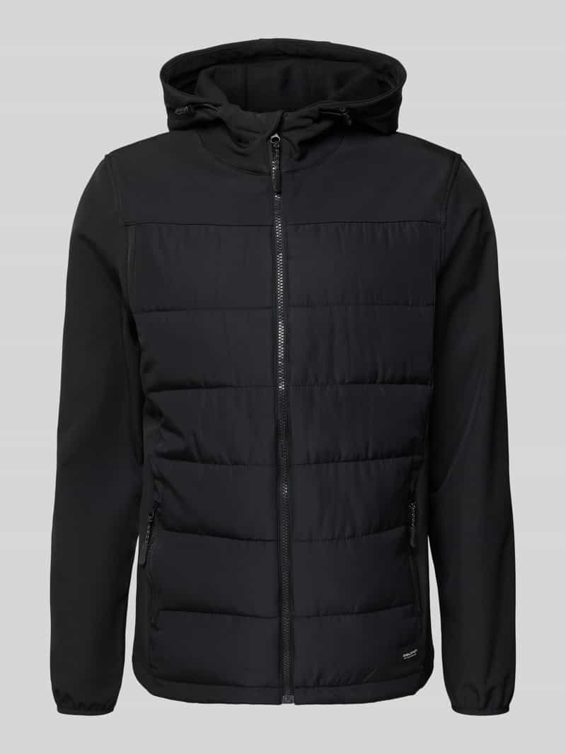 Blend Softshell-jack met doorgestikte naden model 'EVIAN'