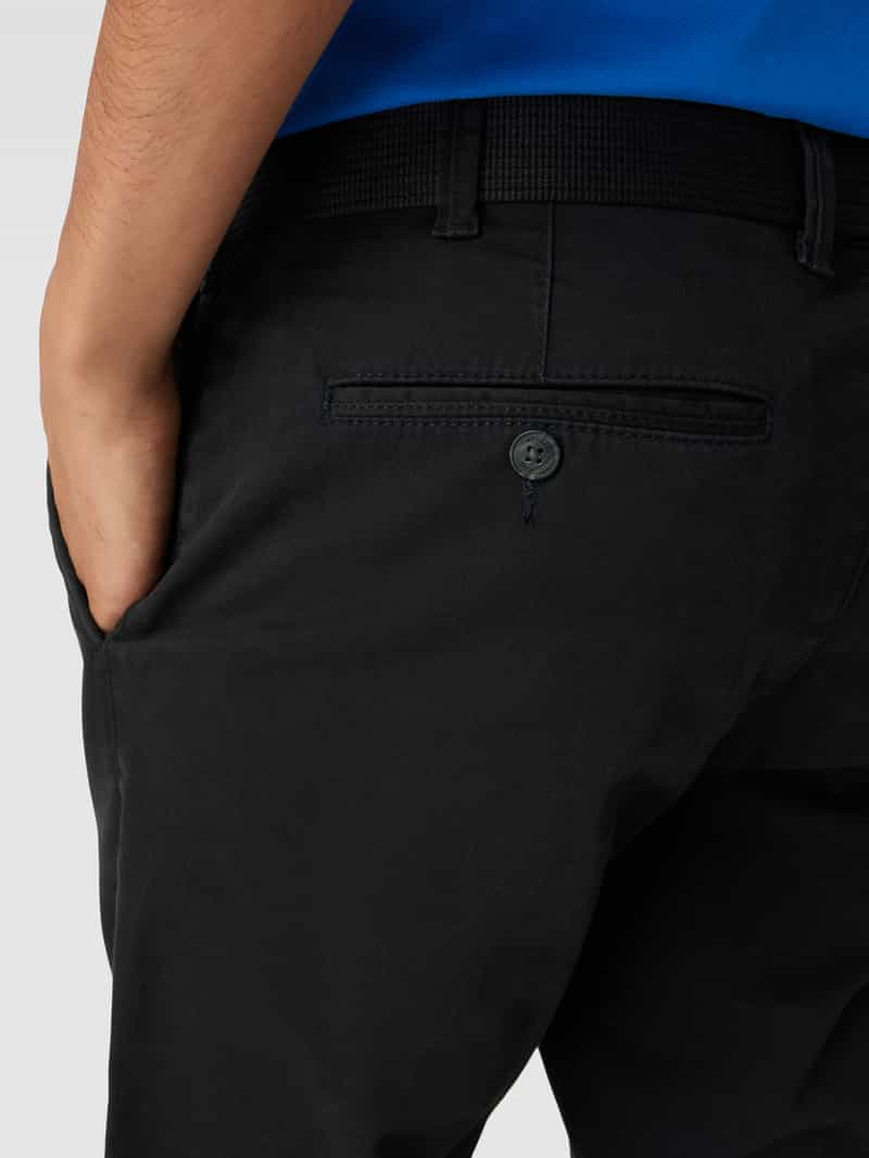 MCNEAL Stoffen broek met Franse steekzakken