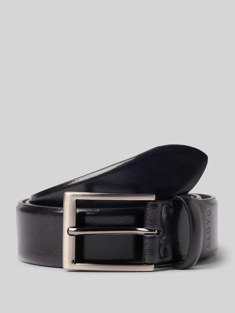 Lloyd Men's Belts Leren riem met label in reliëf