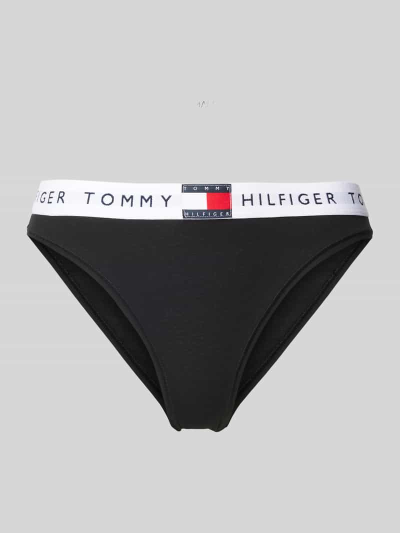 Tommy Hilfiger Bikinibroekje met elastische band met label model 'TH Heritage'