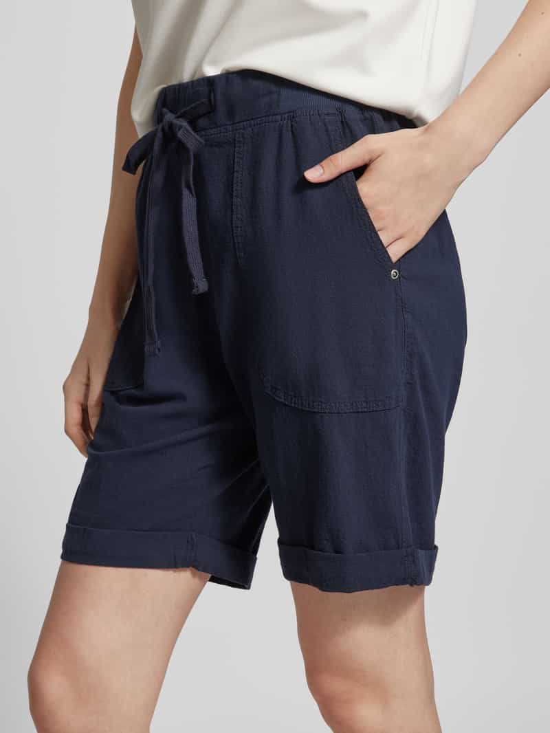 Kaffe Bermuda met elastische band model 'KANAYA'