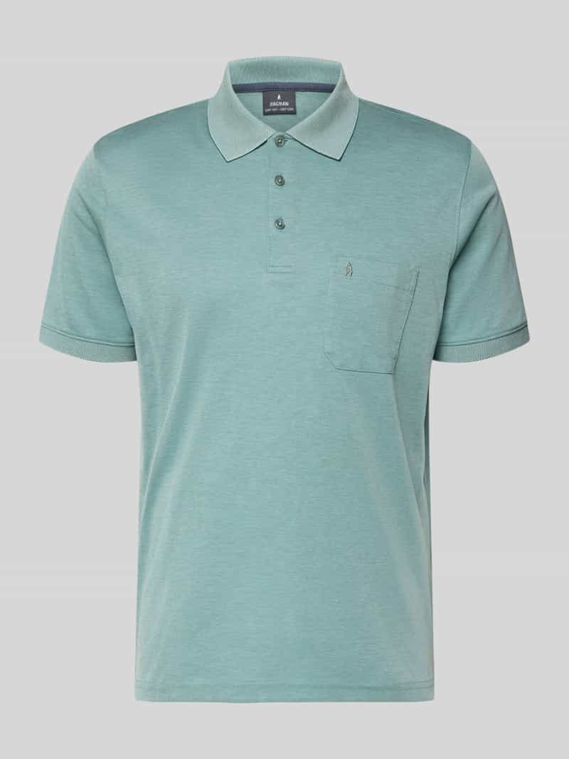Relaxed fit Poloshirt van Katoenmix