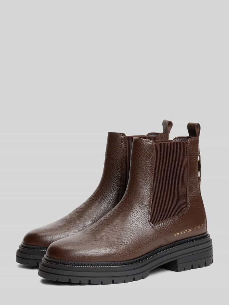 Tommy Hilfiger Chelsea boots van leer