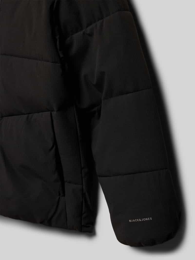 jack & jones Regular fit gewatteerd jack met logoprint model 'Global'