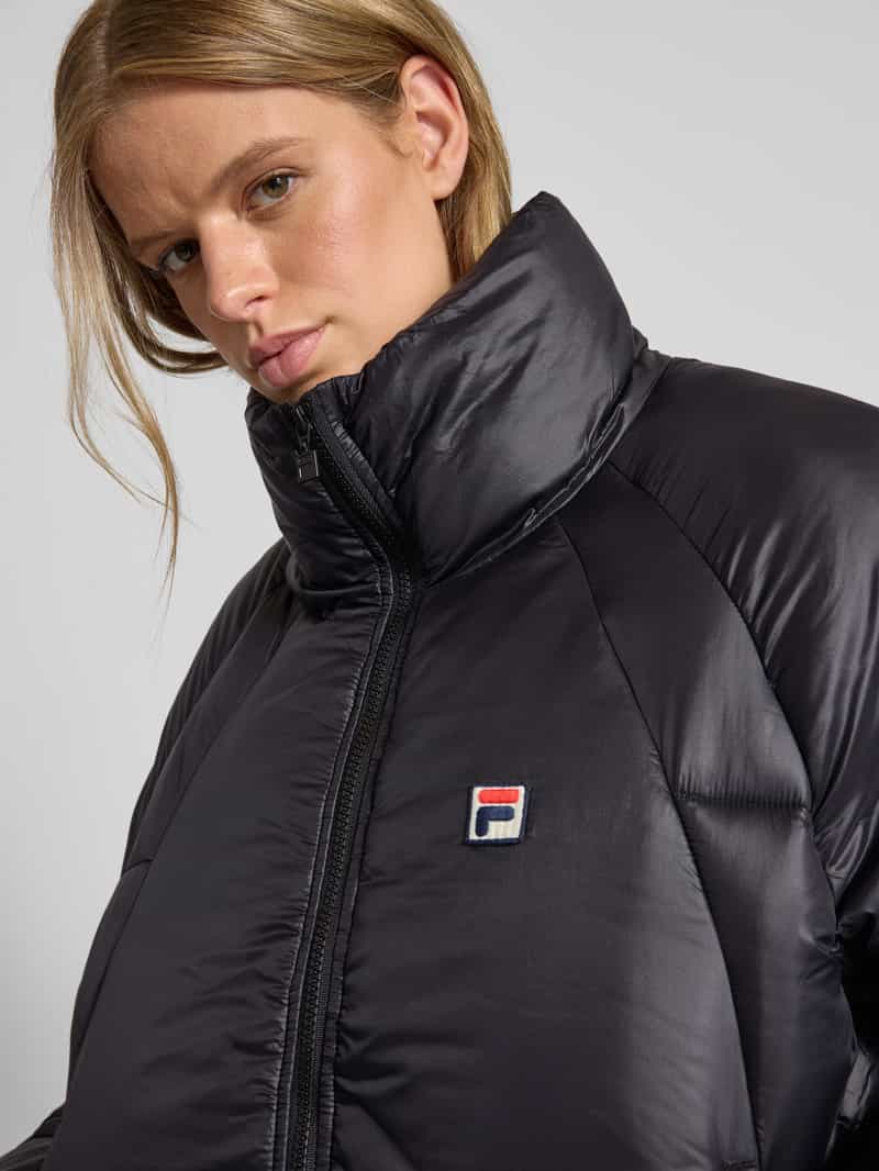 Fila Loose fit gewatteerd jack met labelstitching model 'MONTEROSA'