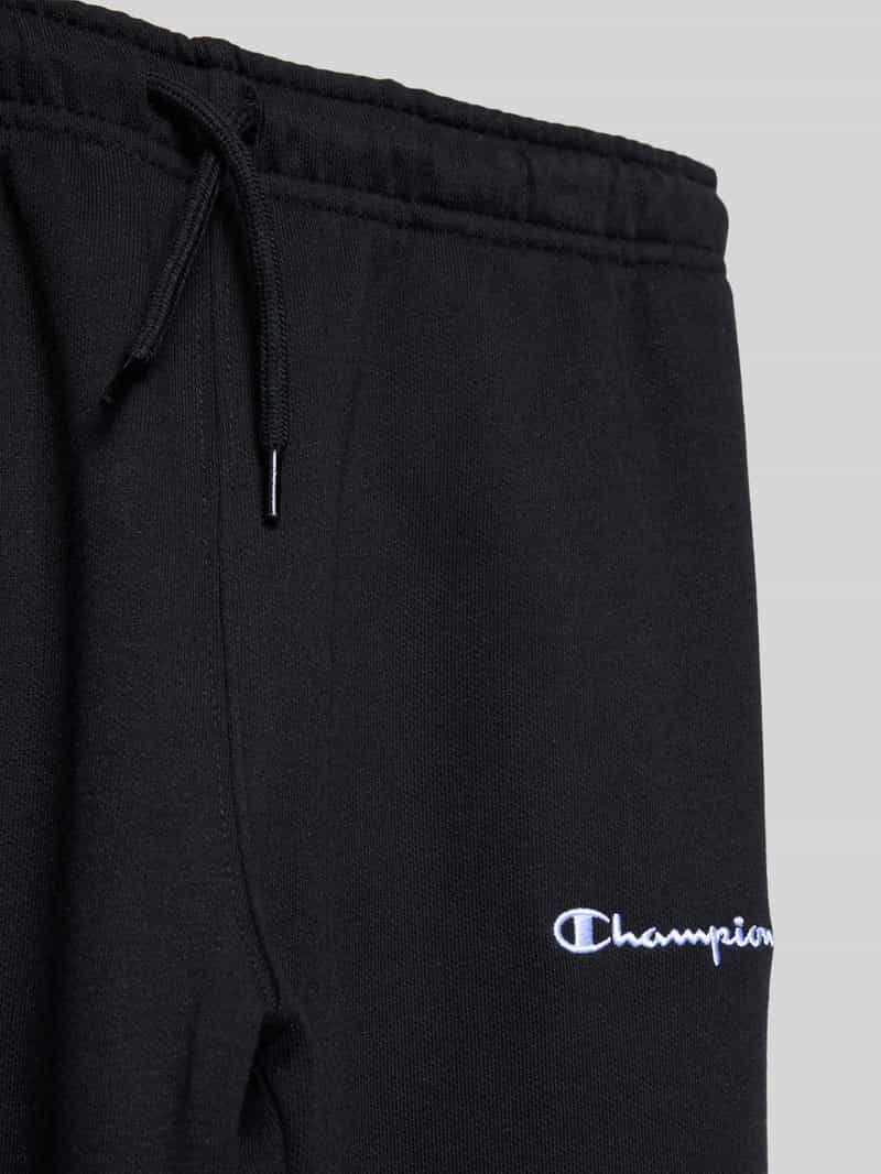 Champion Straight leg sweatpants met labelstitching