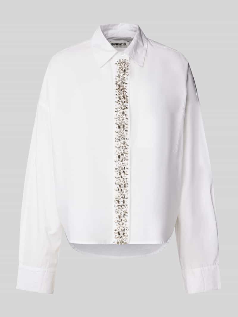 Essentiel Antwerp Overhemdblouse met knoopsluiting model 'Hilver'