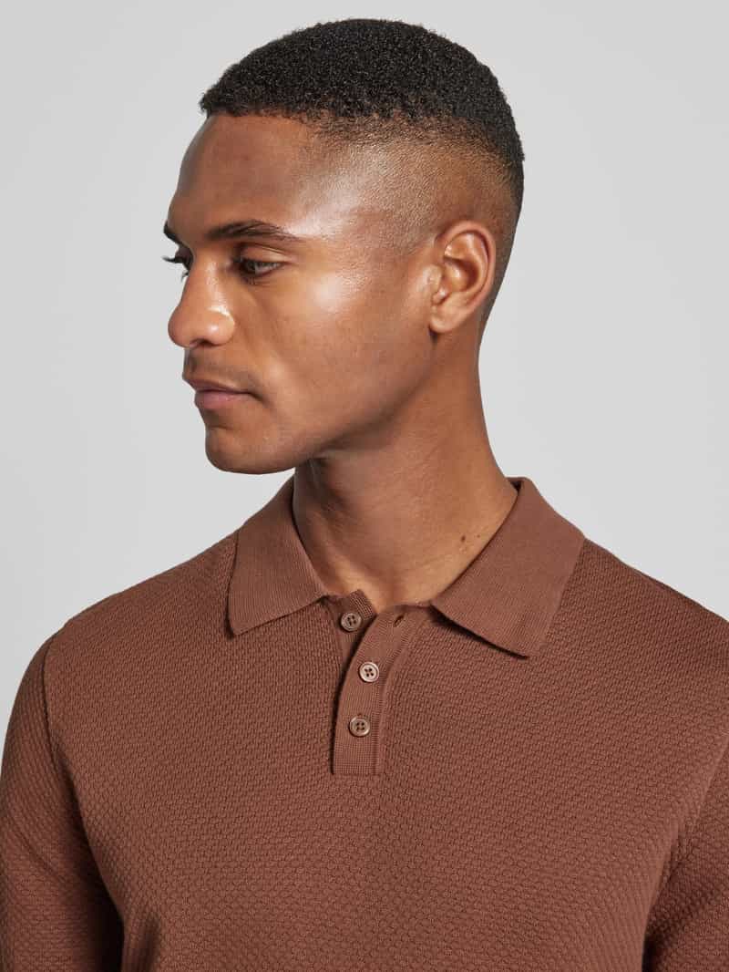 drykorn Slim fit poloshirt met structuurmotief model 'TRITON'