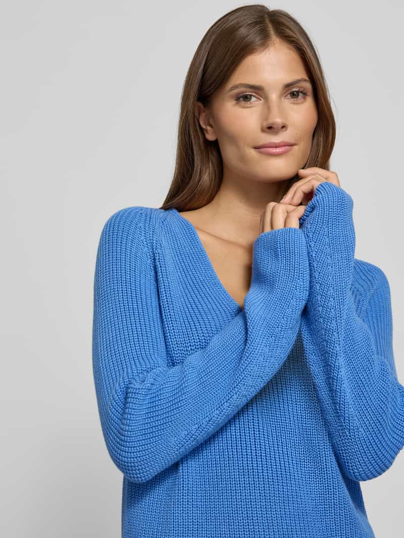 Marc O'Polo Regular fit gebreide pullover van puur katoen