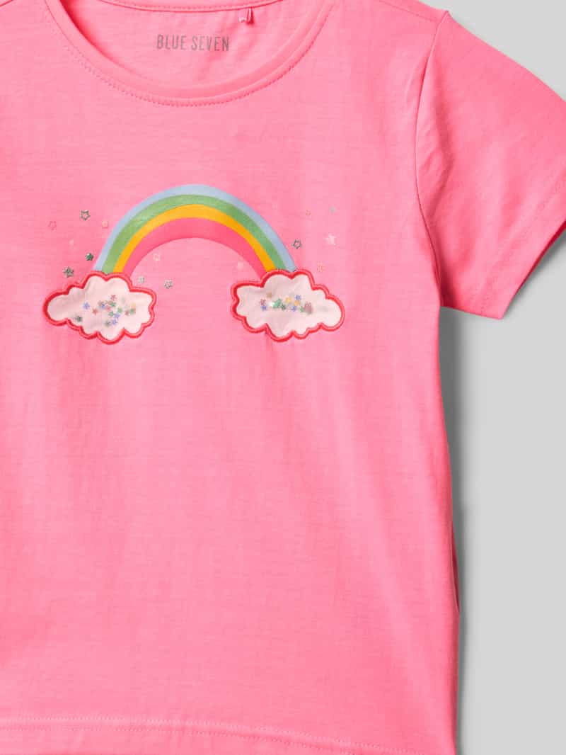 BLUE SEVEN T-shirt met motiefprint