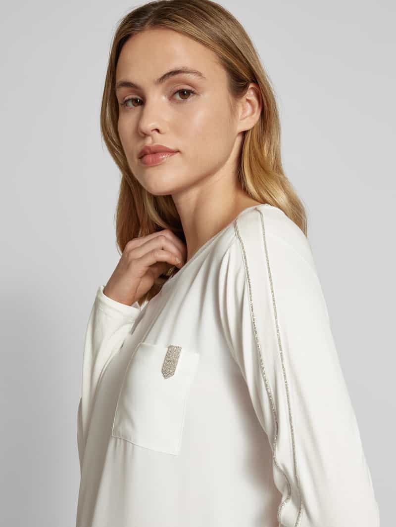 monari Blouseshirt met opstaande kraag