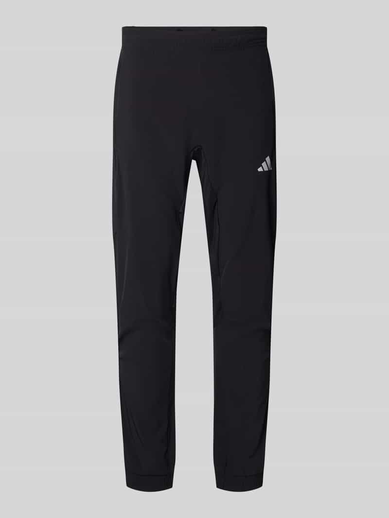 Adidas Training Slim fit sweatpants met logoprint
