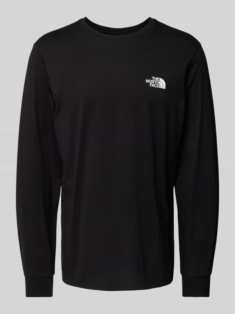 The North Face Shirt met lange mouwen en labelprint