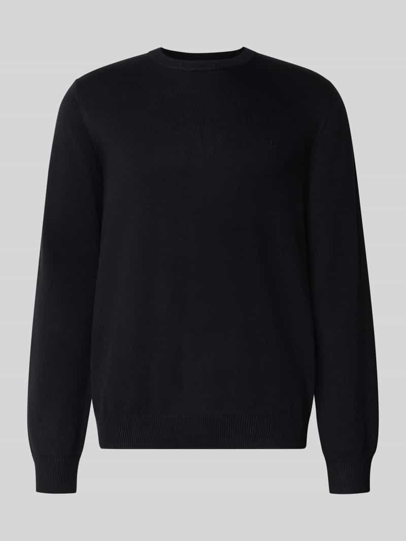 Christian Berg Men Gebreide pullover met ribboorden
