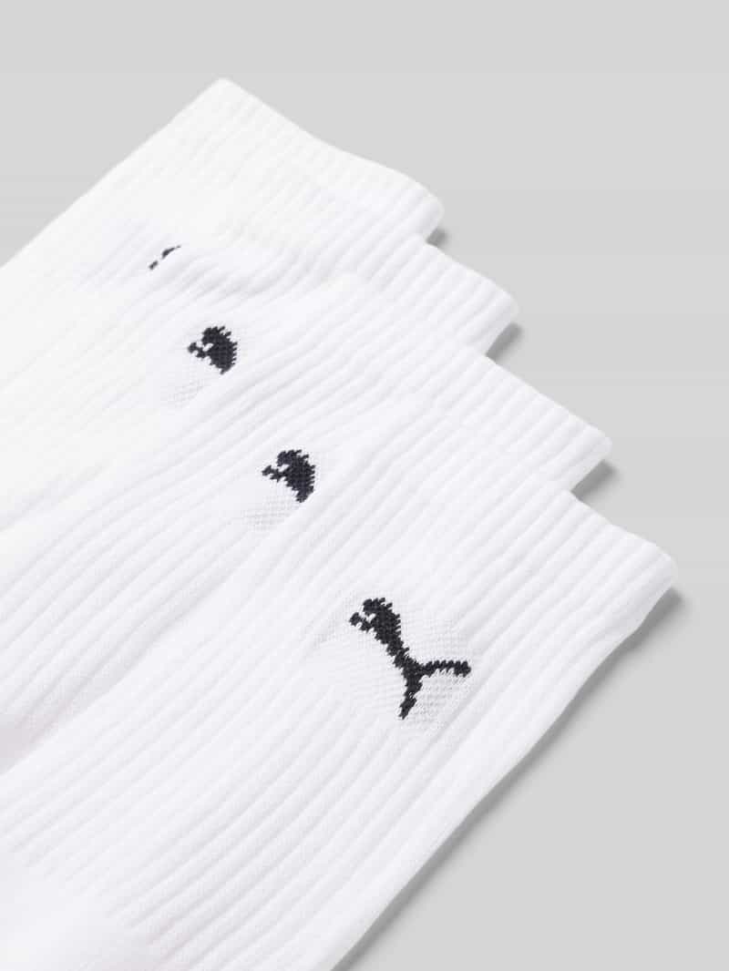 Puma Sokken met labeldetail in een set van 4 paar