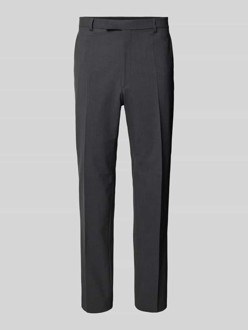 Boss Regular fit pantalon van scheerwolmix model 'H-LEON-MM-C-NF'