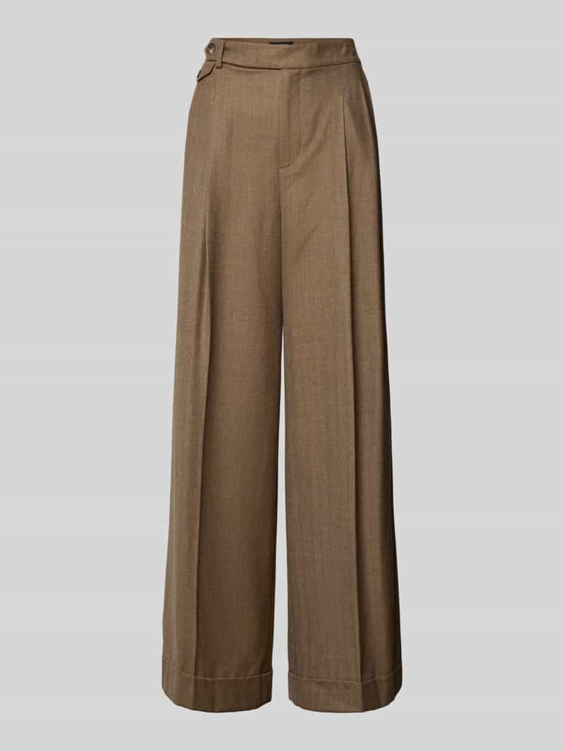 Lauren Ralph Lauren Straight fit stoffen broek van zuivere wol model 'Wilva'