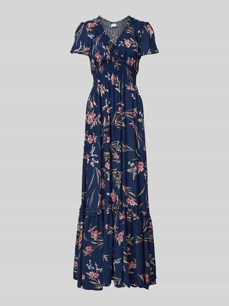 Apricot Maxi-jurk met V-hals