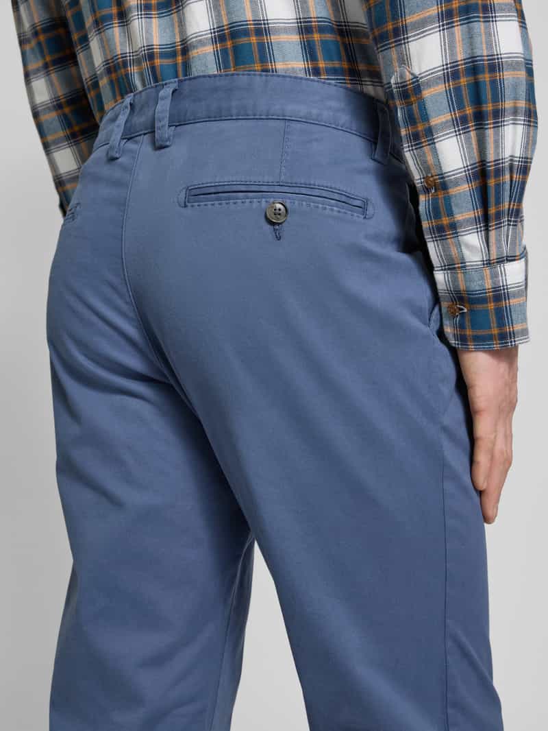 Christian Berg Men Regular fit chino met ceintuurlussen