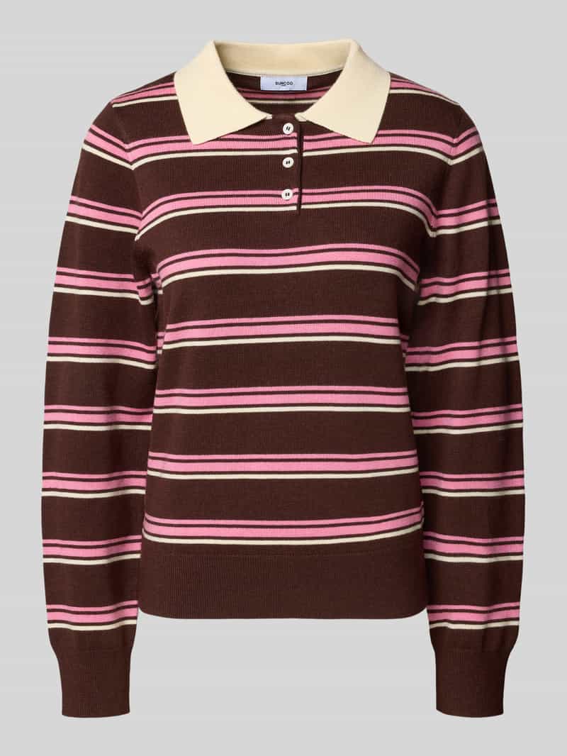 SUNCOO PARIS Gebreide pullover met platte kraag model 'PREGO'
